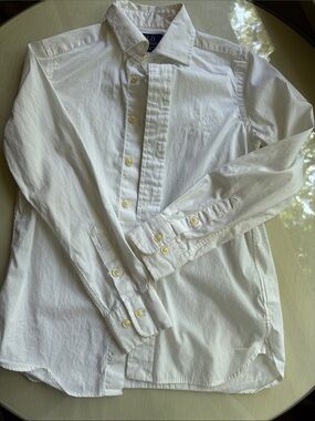 Classic White boys sz 10 Dress Shirt - Polo by Ralph Lauren